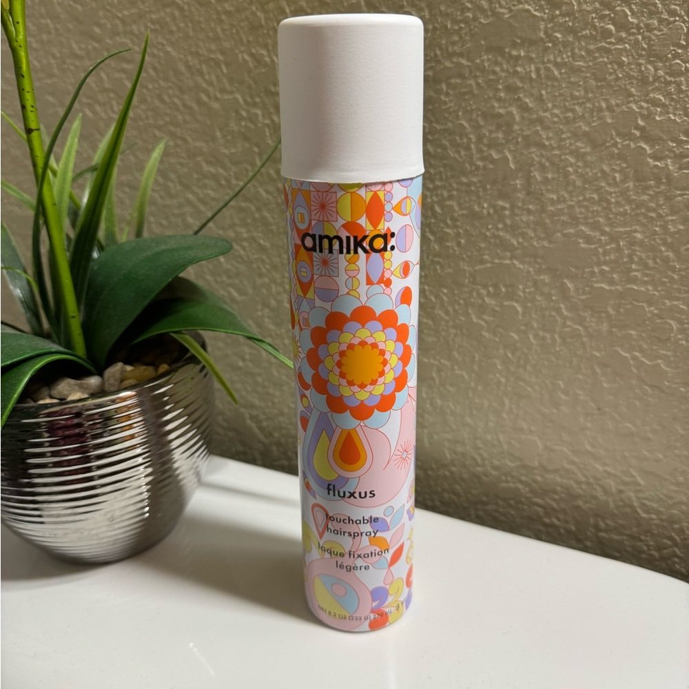 Fluxus Touchable Hairspray by Amika for Unisex - 8.2 oz Hair Spray